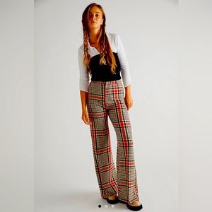 Free People Plaid Jules Pants